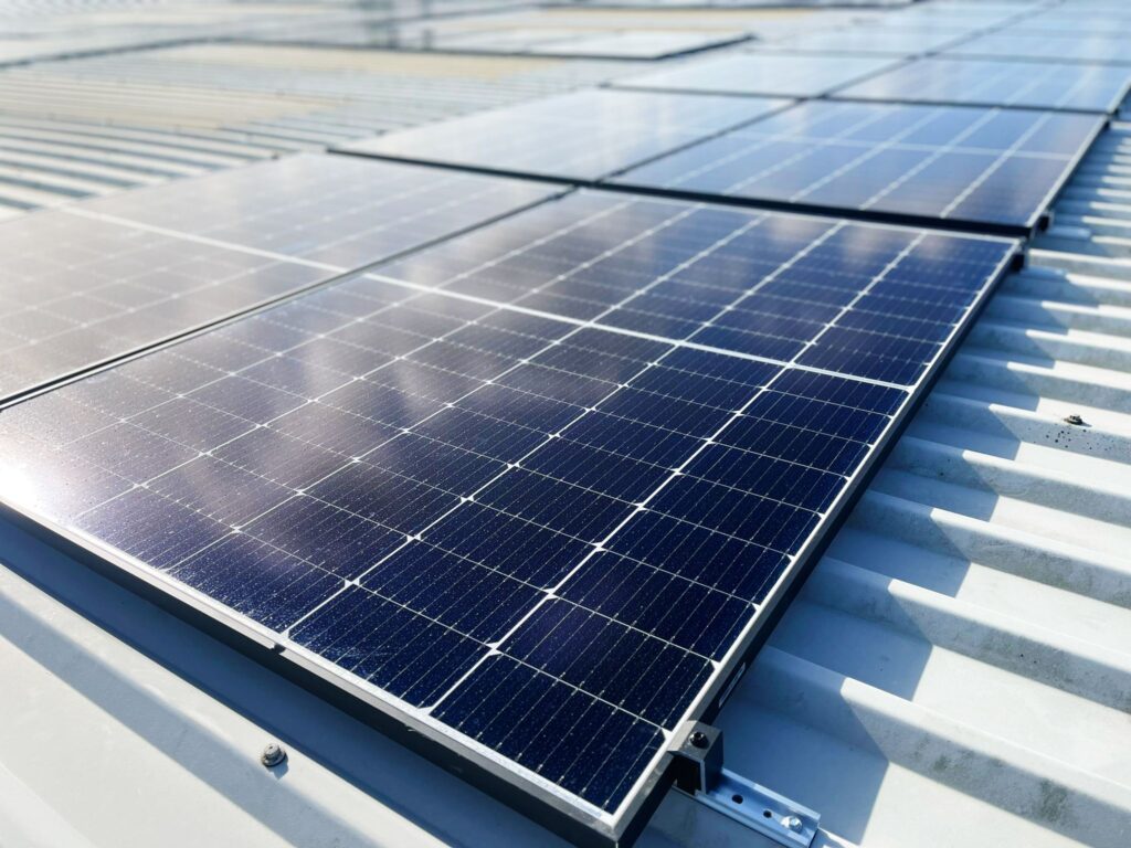 Commercial solar panel installed in Bolton