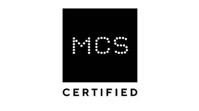 MQS Certified logo badge black square