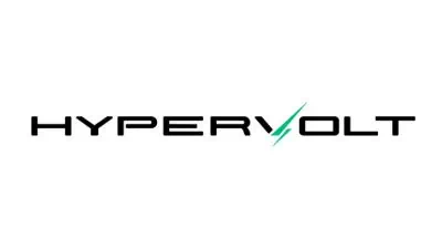 Hypervolt logo with green checkmark design